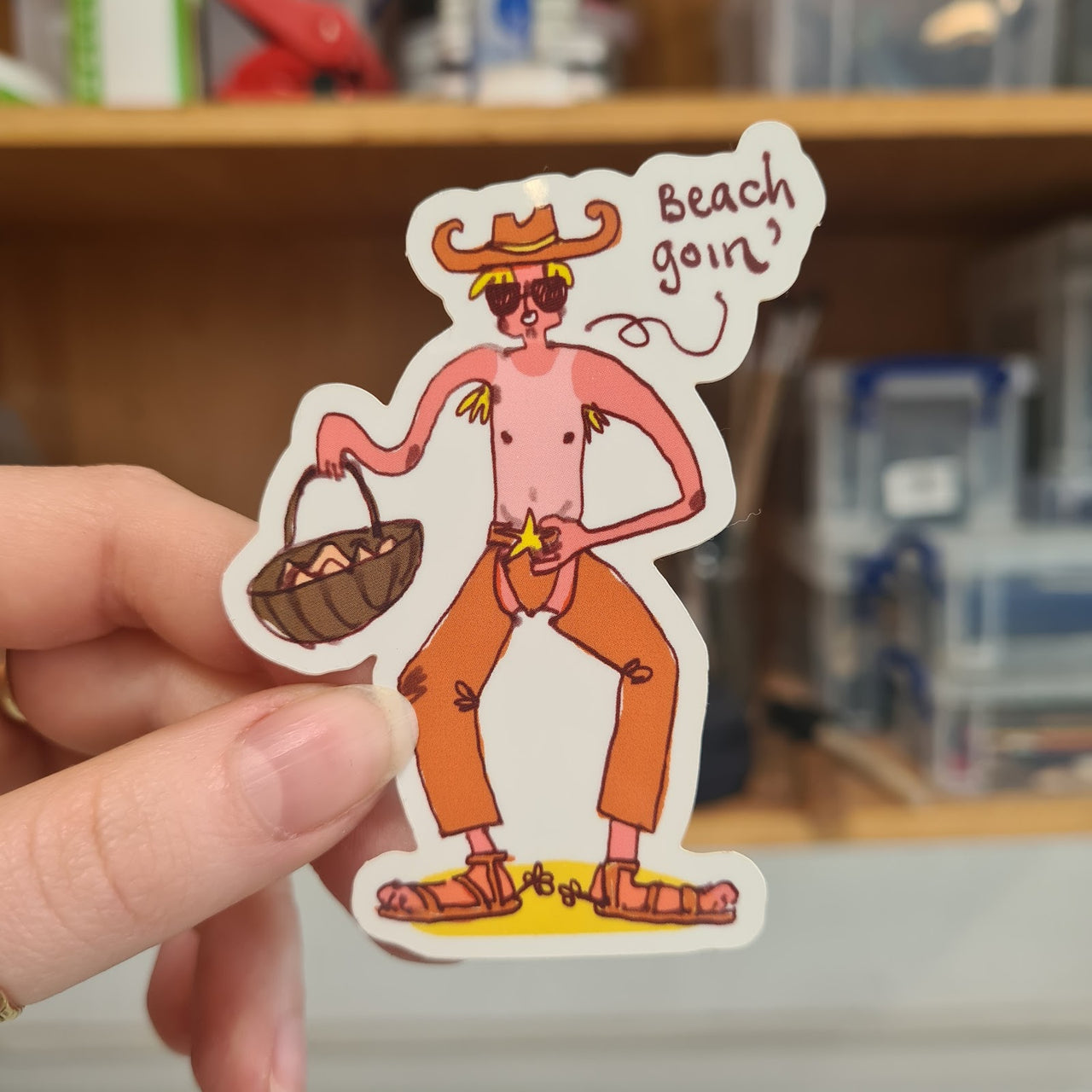 Beach Goin' | Vinyl Sticker