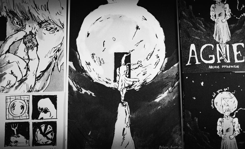Agnes | Screenprinted Concertina Silent Comic
