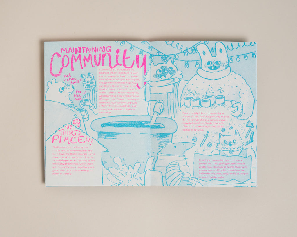 Winter Wellbeing | Risograph Zine