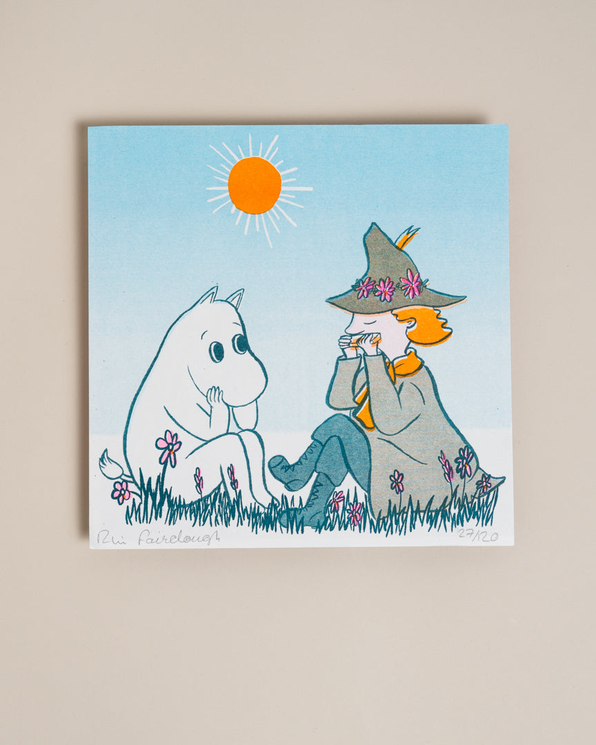 Moomin | Risograph Print