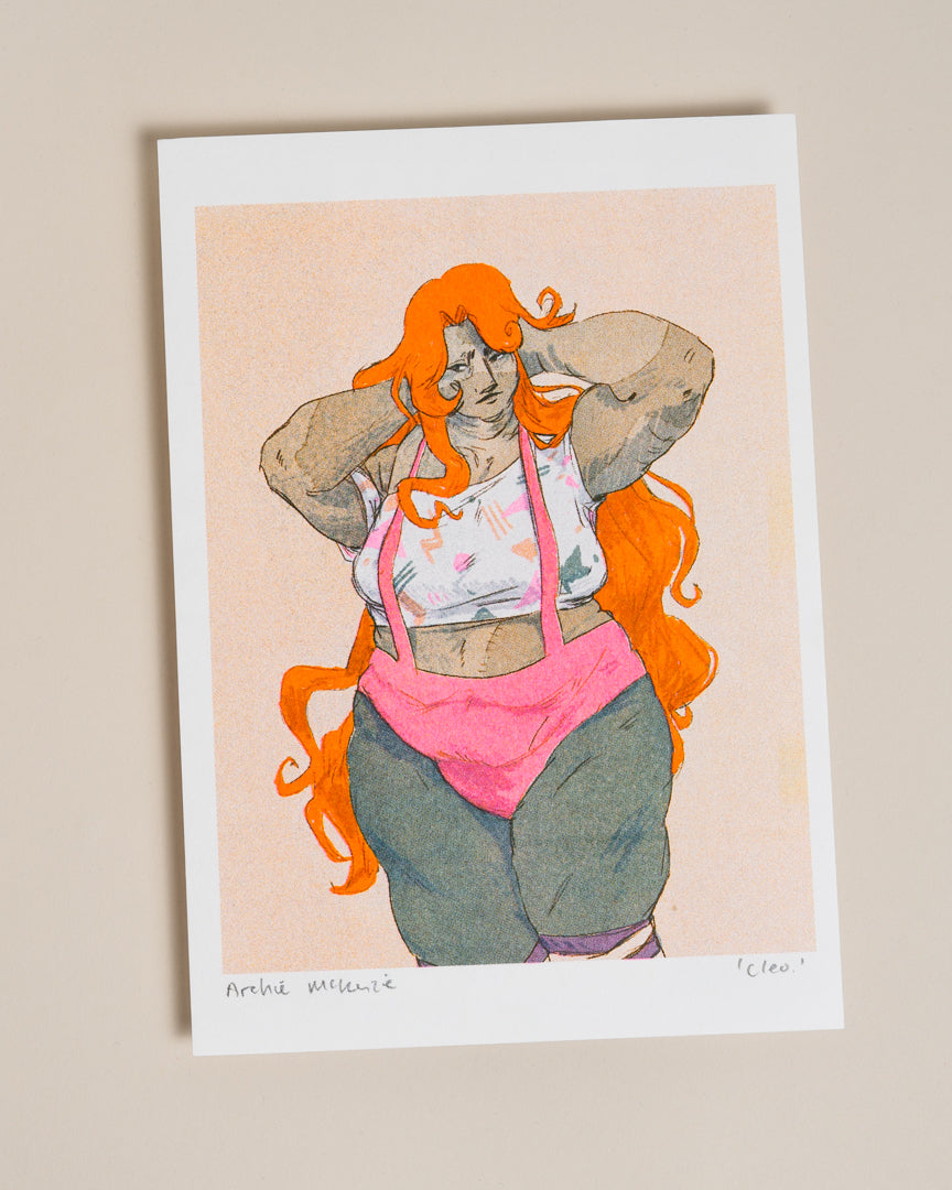 Cleo | A4 Risograph Print