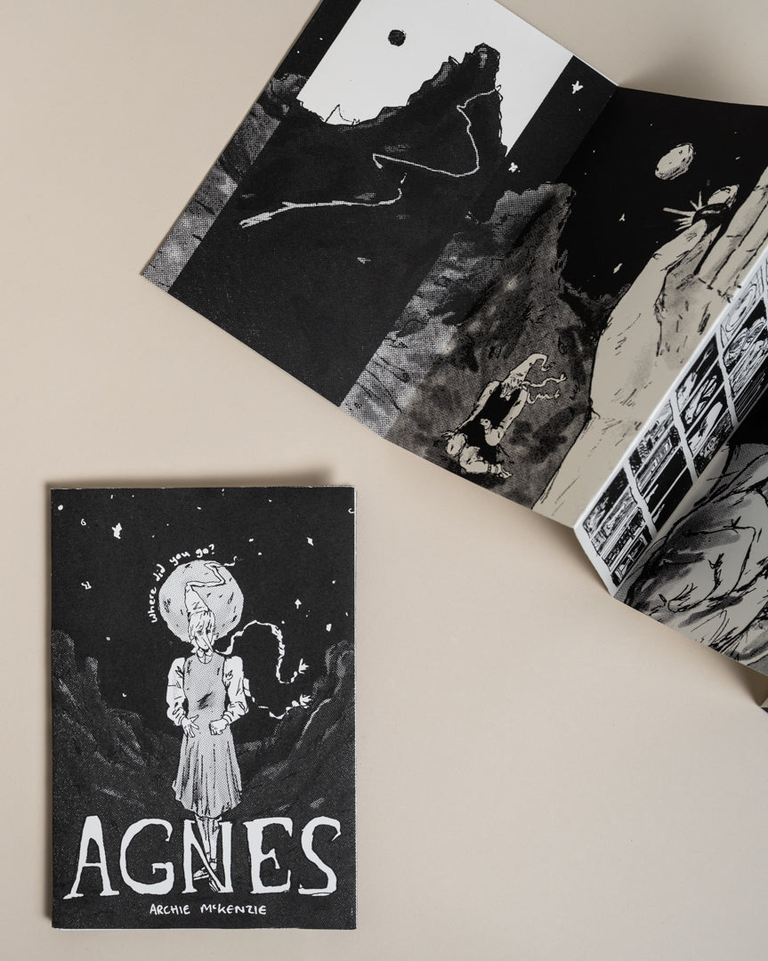Agnes | Screenprinted Concertina Silent Comic