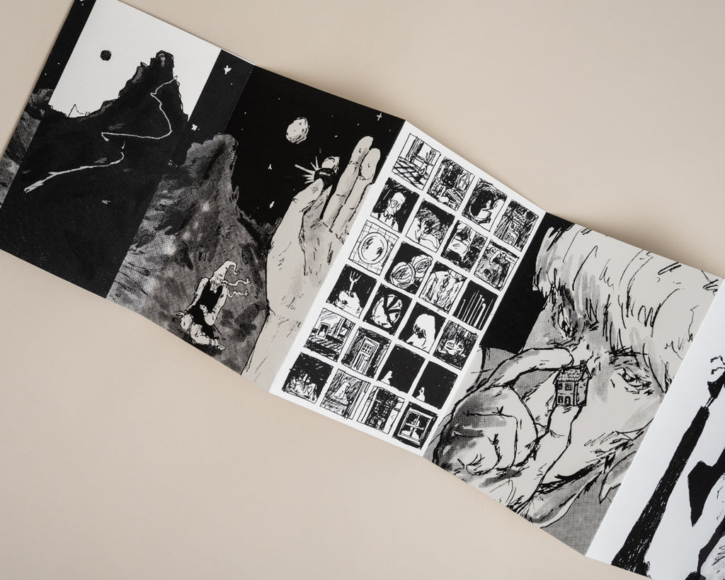 Agnes | Screenprinted Concertina Silent Comic