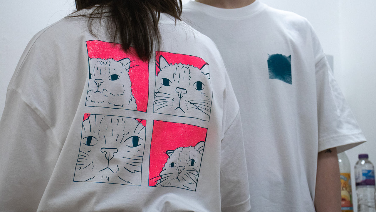 Waffles Selfie | Screen-Printed T-Shirt