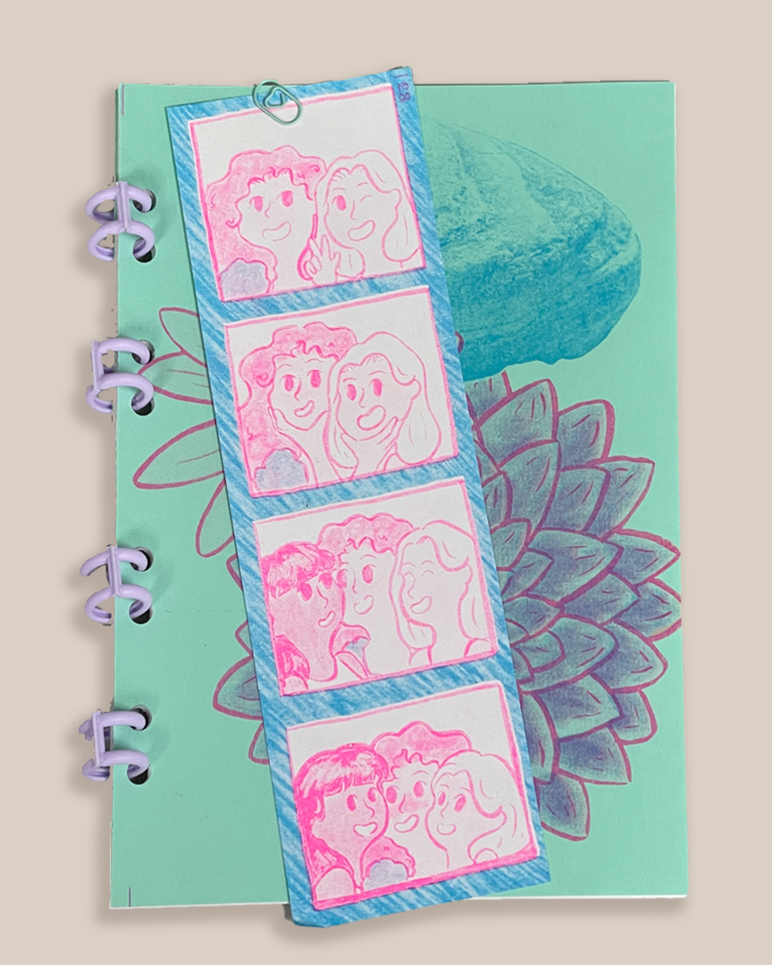 Lola's Scrapbook | Risograph Zine by Rhi Exists