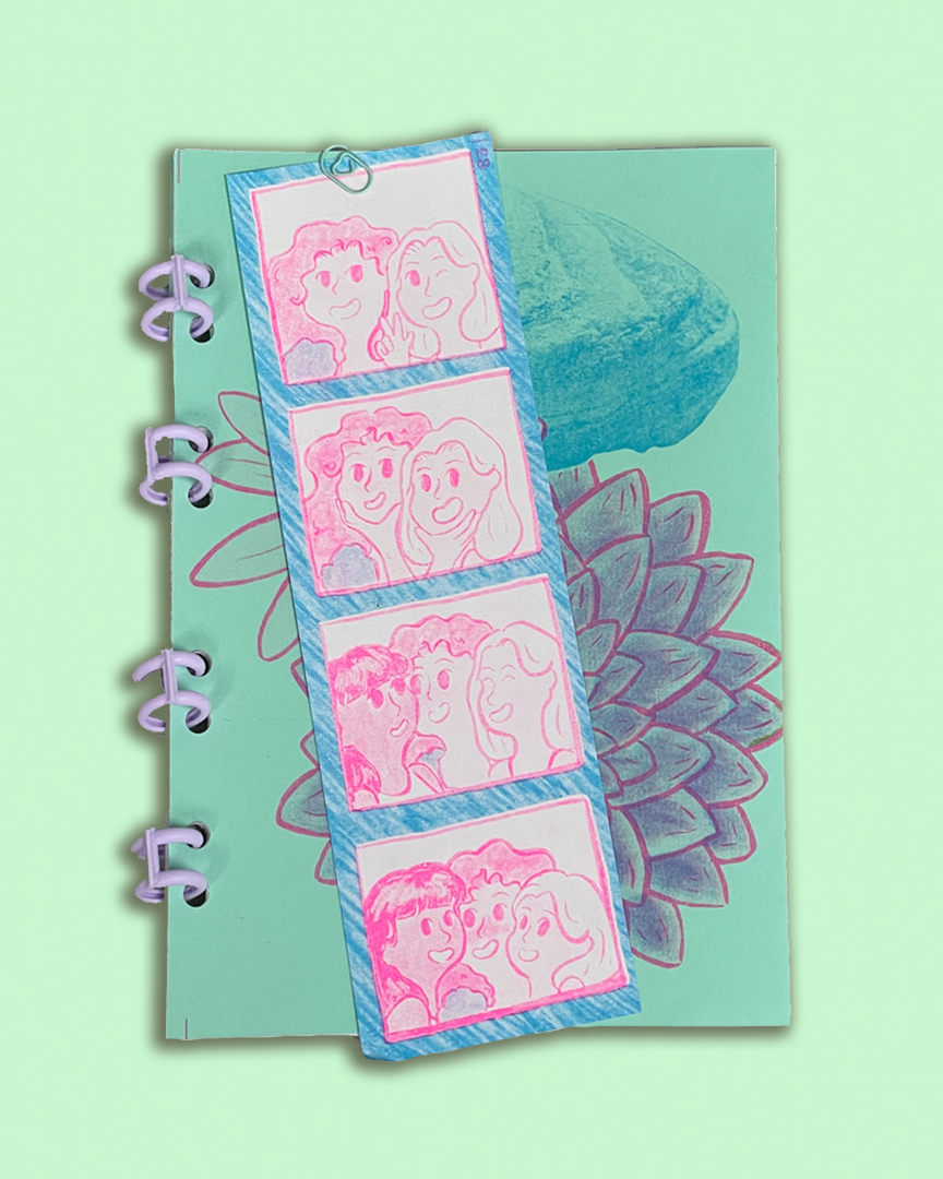 Lola's Scrapbook | Risograph Zine by Rhi Exists