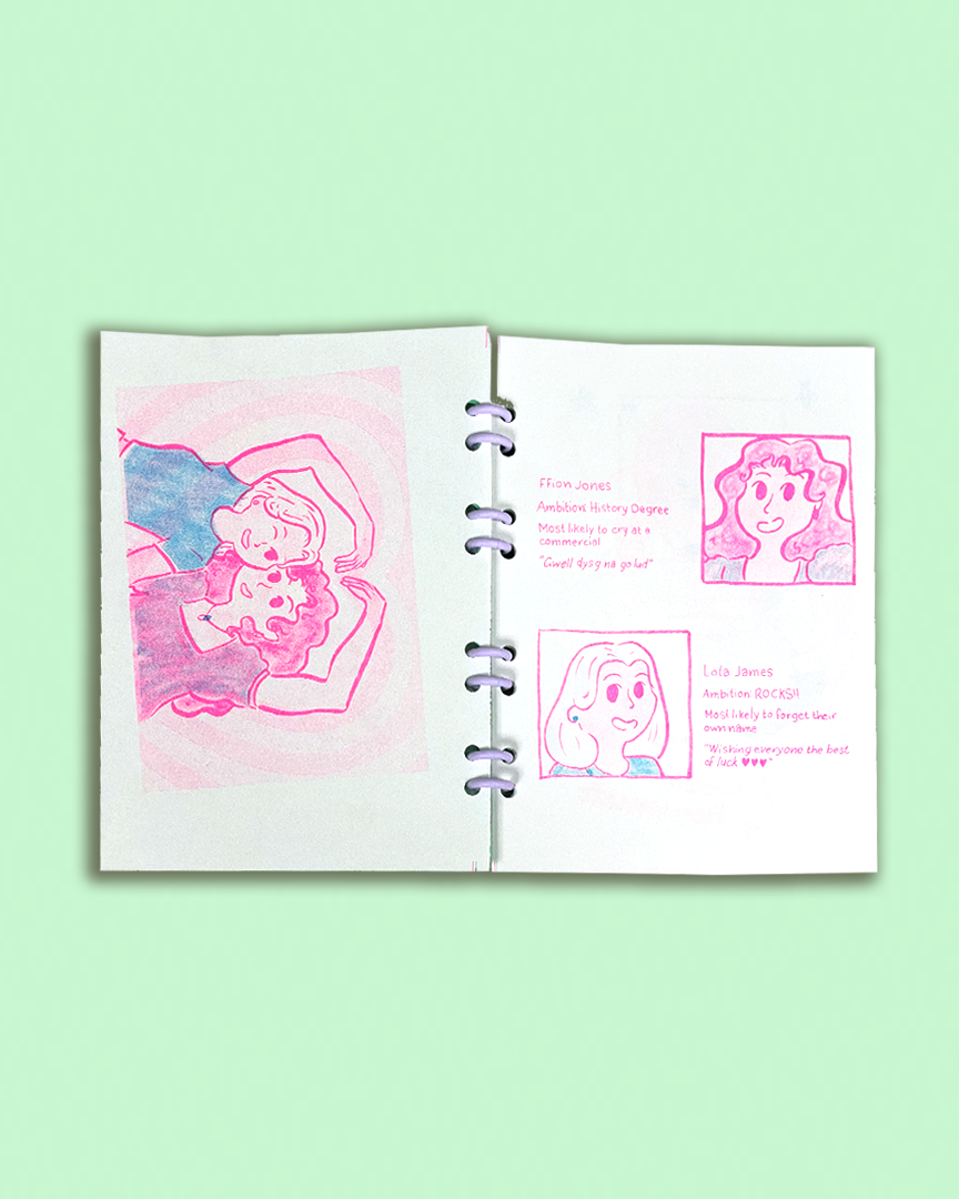 Lola's Scrapbook | Risograph Zine by Rhi Exists