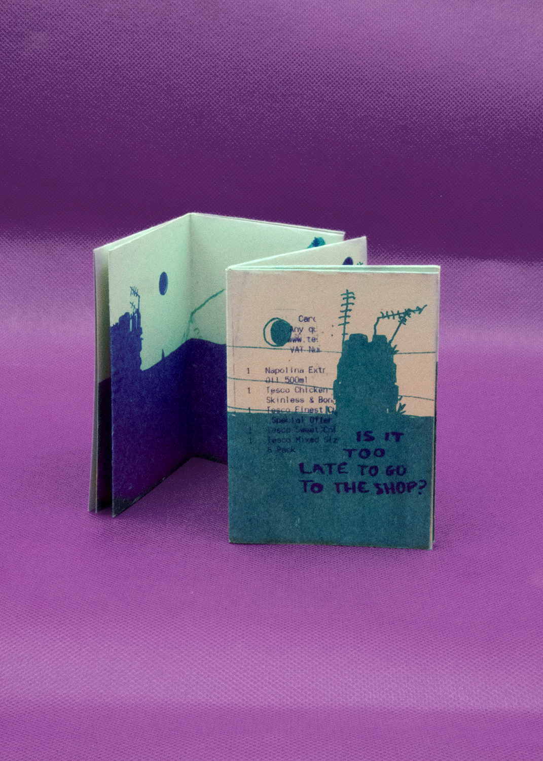 Is it Too Late to go to the Shops | Risograph Mini Zine